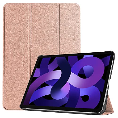 RanTuo Tablethülle für Oppo Pad 3, PU-Aufkleberleder, Dünn, Staubdicht, Fallfeste Tablet-Hülle für Oppo Pad 3.(Roségold) von RanTuo