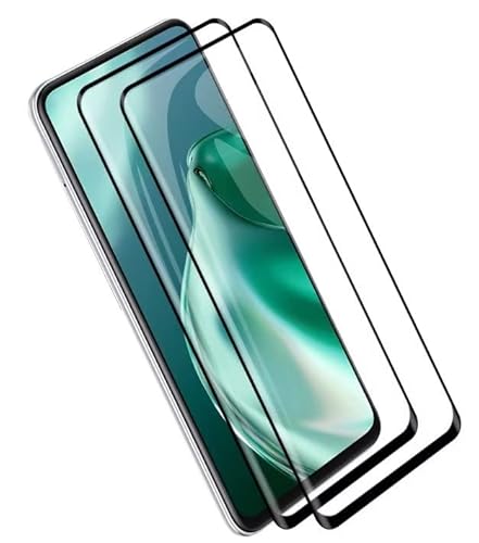 RankOne Full Screen Schutzfolie für Redmi A1 6.52", 9H Panzer Schutz Glas Folie Displayschutz 2 Stück - Schwarz von RankOne