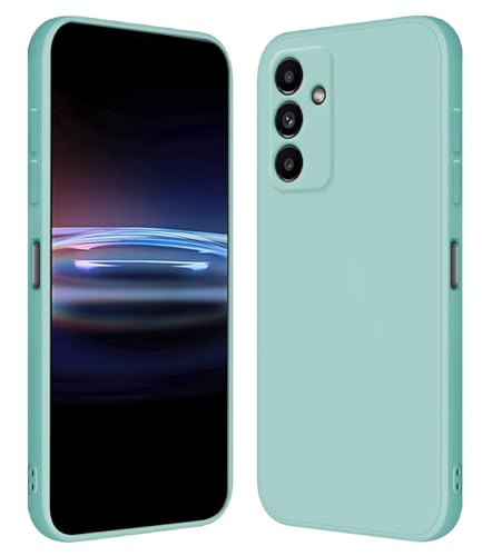 RankOne Hülle für Samsung Galaxy A34 5G (6.6" Inches) Weiche TPU Silikonhülle - Helles Cyan von RankOne