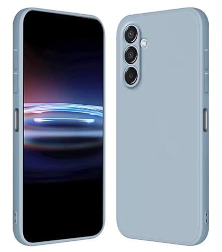 RankOne Hülle für Samsung Galaxy M55 5G (6.7" Inches) Weiche TPU Silikonhülle - Rauchblau von RankOne