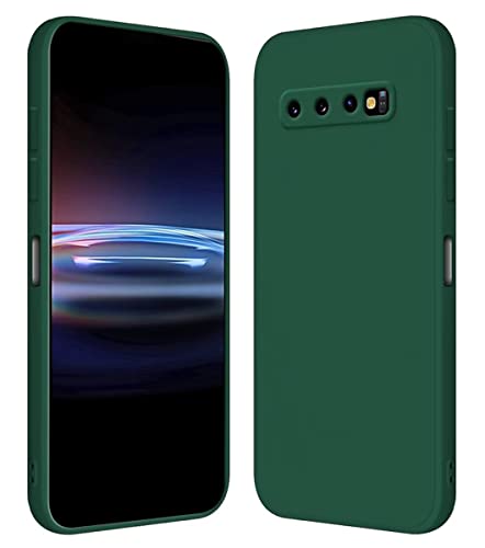 RankOne Hülle für Samsung Galaxy S10 (4G) (6.1" Inches) Weiche TPU Silikonhülle - Dunkelgrün von RankOne