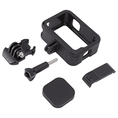 Rankomu Kamera Zubehör Schutzhülle Case für Hero 9 10 Abnehmbare Cold Shoe Frame Mount Sport Kamera Schutzhülle Action Kamera Gehäuse Zubehör Schwarz von Rankomu