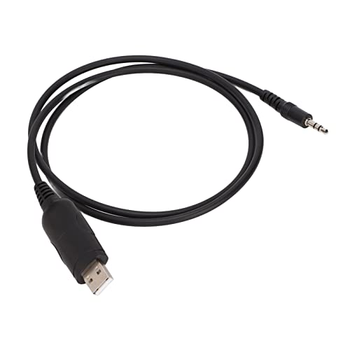 Rankomu Programmierkabel, 3,5 mm, USB-Schreibfrequenzleitung, Programmierkabel mit CD-ROM für EVX-216, EVX-530, EVX-531, PC-Laptop, 3,5-mm-Anschluss von Rankomu