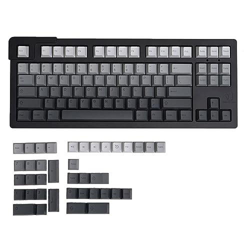 Graue Tastenkappen für Thermo-Sublimation, mechanische Tastatur, CherryProfile, dicke PBT-Tastenkappen für 125 Tasten, hermische Sublimation, mechanische Tastatur-Tastenkappen, CherryProfile, dicke von Ranuw