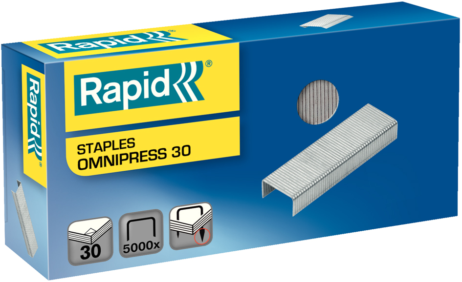 Rapid Heftklammern Omnipress 30, verzinkt von Rapid