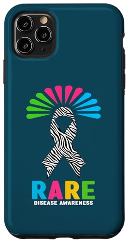 Hülle für iPhone 11 Pro Max Shirt zur Sensibilisierung für seltene Krankheiten - Bewusstsein für seltene Krankheiten von Rare Diseases Warriors Apparel.