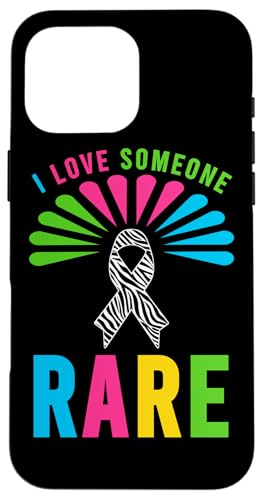 Hülle für iPhone 16 Pro Max I Love Someone Rare Disease - Tag der seltenen Krankheit 2025 von Rare Diseases Warriors Apparel.