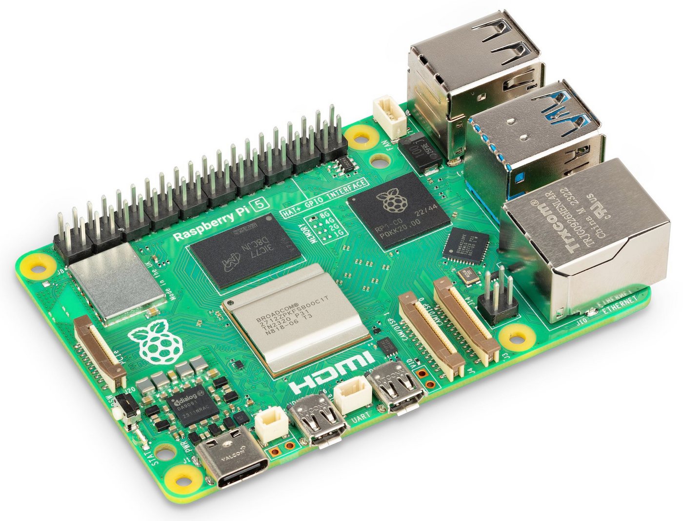 Raspberry Pi Foundation Raspberry Pi 5, 2GB RAM Mini-PC Barebone von Raspberry Pi Foundation