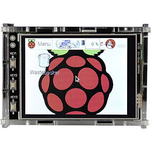 Joy-it 3.2TC Display-Gehäuse Passend für (Entwicklungskits): Raspberry Pi Acrylglas klar von Raspberry Pi