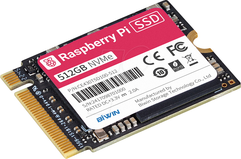 RPI M.2 SSD 256 - Raspberry Pi - M.2 NVMe SSD, 256 GB von Raspberry Pi