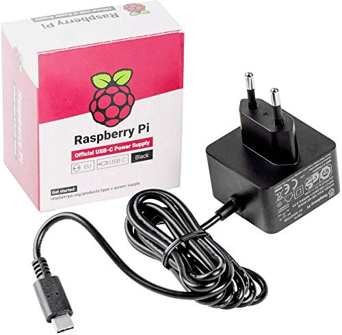 Raspberry PI USB-Netzteil schwarz USB-C 5.1V 3A 1.5M Raspberry PI USB-Netzteil schwarz USB-C 5.1V 3A 1.5M von Raspberry Pi