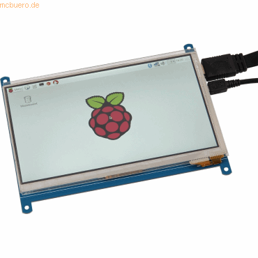 Raspberry Pi Raspberry 7- Touchscreen Display Joy-It 1024*600 Punkte I von Raspberry Pi