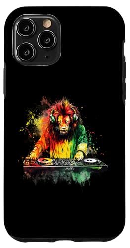 Hülle für iPhone 11 Pro Rasta Reggae Kopfhörer DJ Lion Of Judah Jamaican von Rasta Reggae Roots