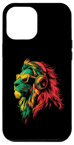 Rasta Reggae Kopfhörer DJ Lion Of Judah Jamaican Hülle für iPhone 12 Pro Max von Rasta Reggae Roots