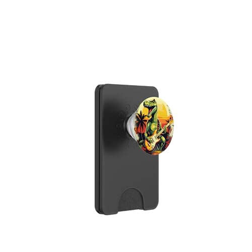 Rastafarian Pride Jamaika Reggae Musik Rasta Reggae Dinosaurier PopSockets PopWallet für MagSafe von Rasta Reggae Roots