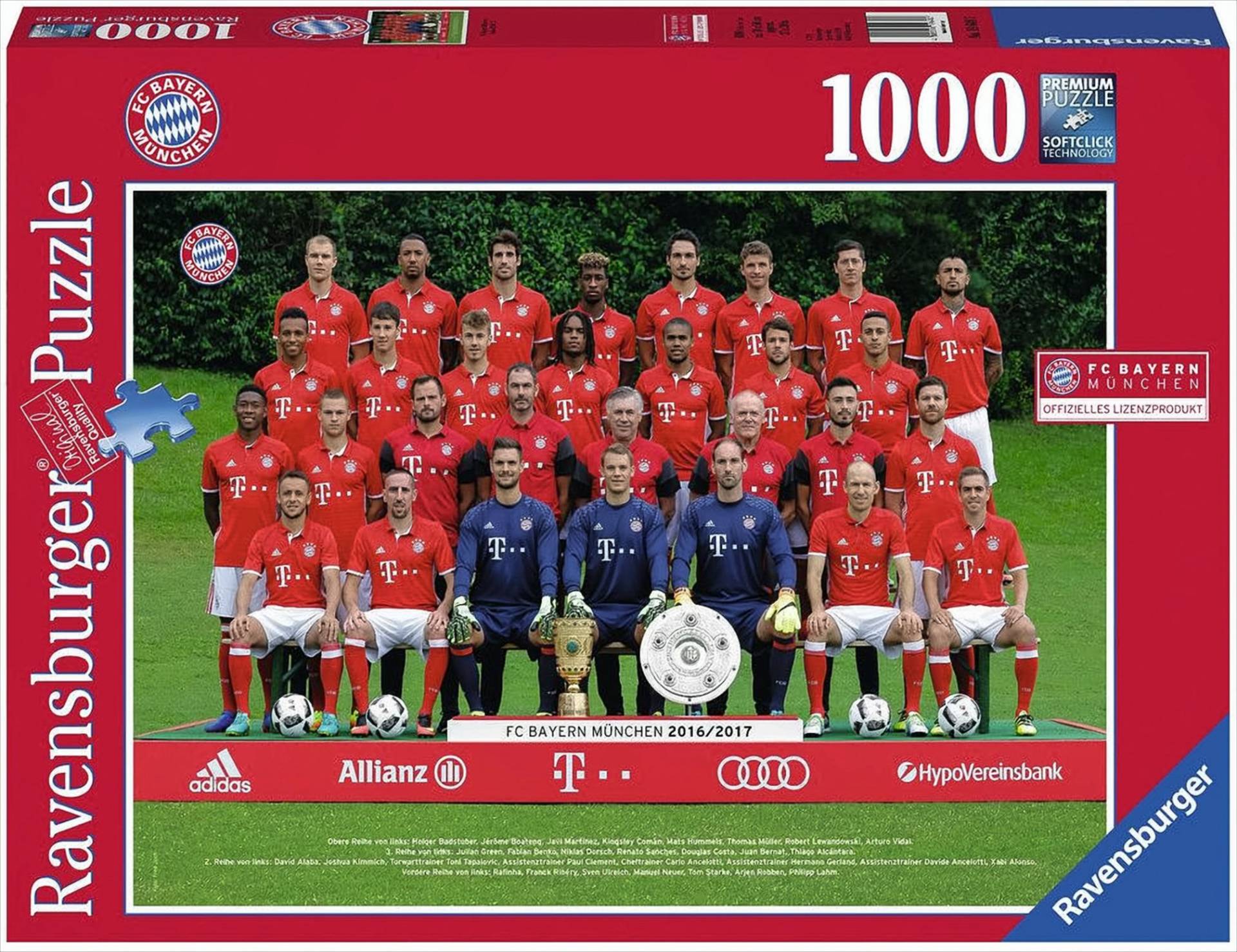 FC Bayern München Saison 16/17, 1000-teilig von Ravensburger Spieleverlag