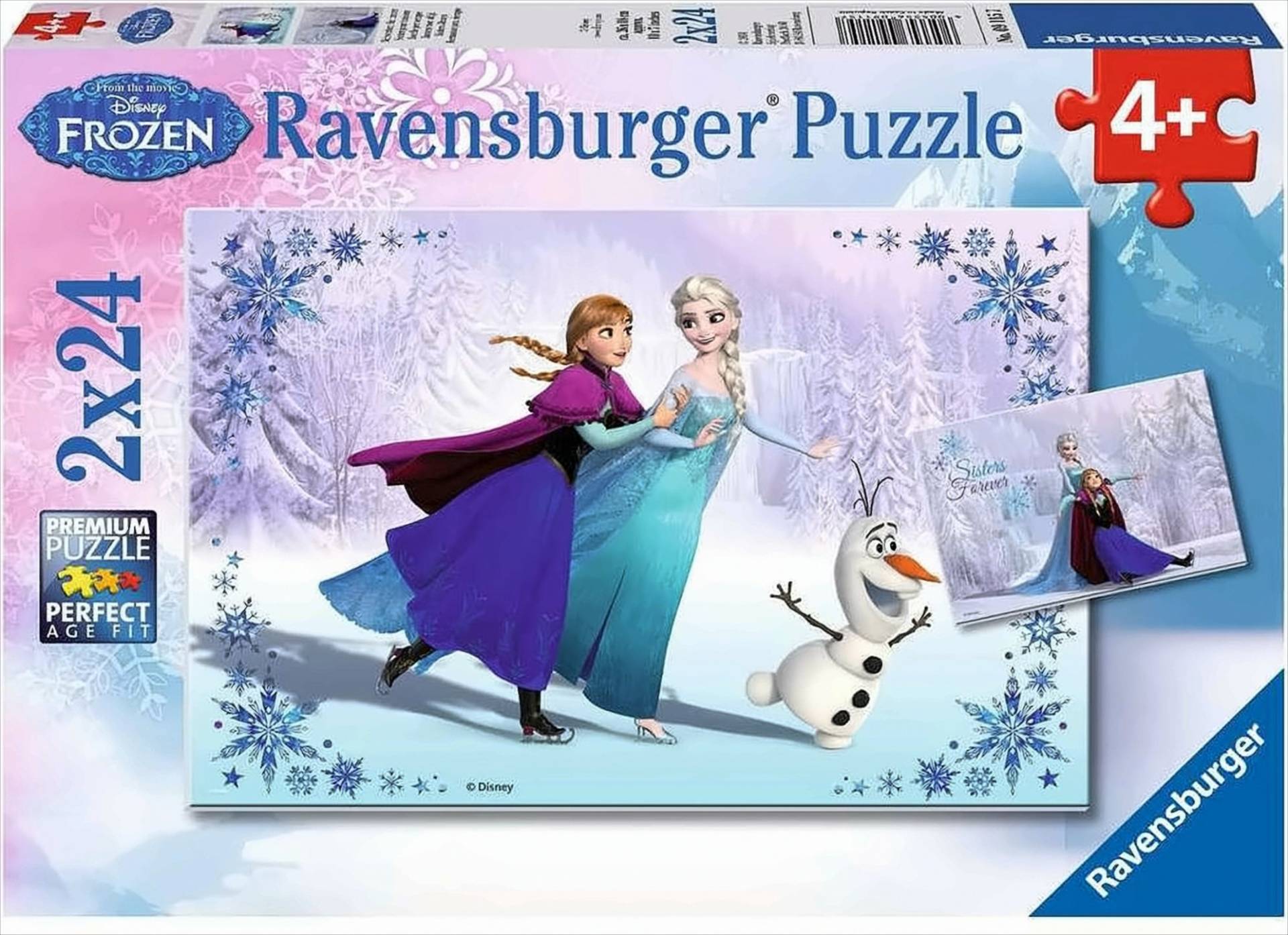 Frozen - Schwestern für immer 2x24 Teile Puzzle von Ravensburger Spieleverlag