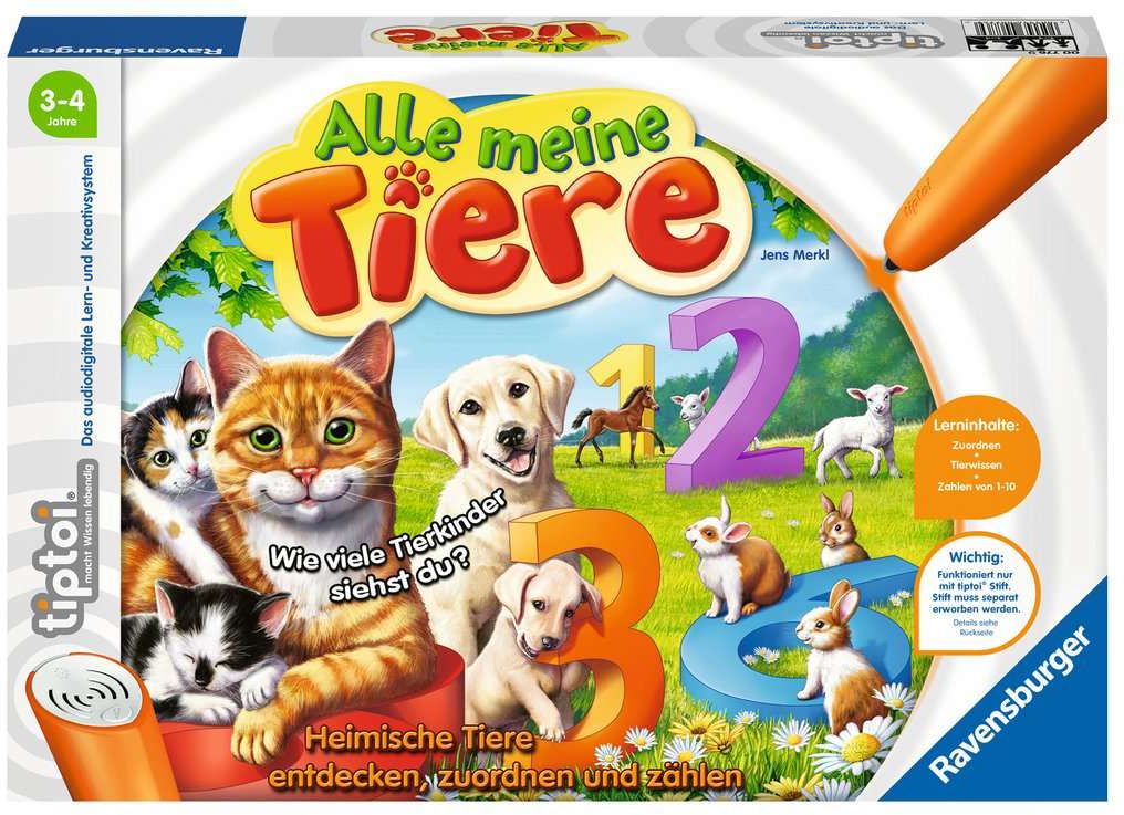 tiptoi 00776 Spiel: Alle Meine Tiere von Ravensburger Spieleverlag