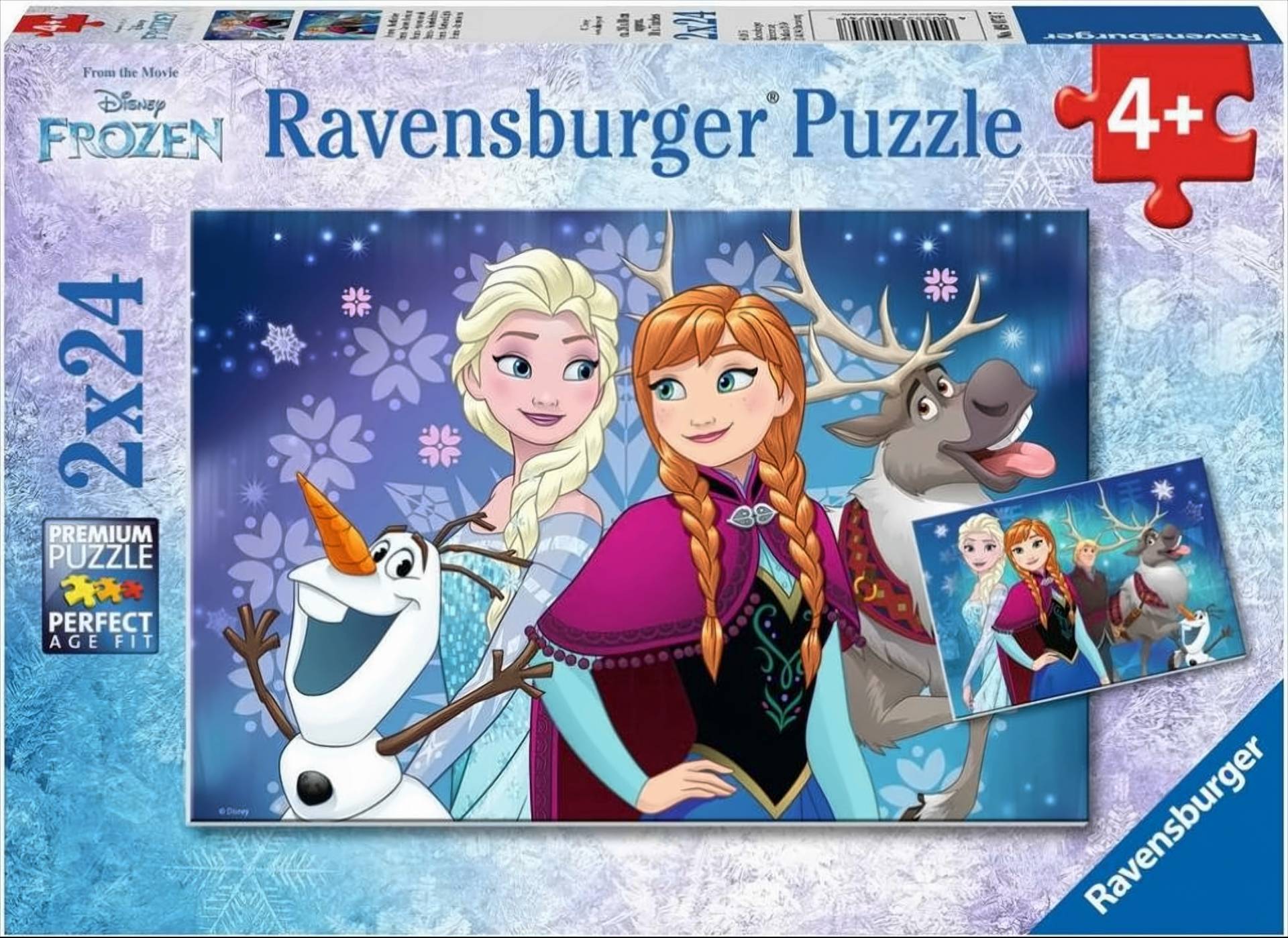 Kinderpuzzle 09074 - Frozen - Nordlichter - 2 x 24 Teile Kinderpuzzle 09074 - Frozen - Nordlichter - 2 x 24 Teile