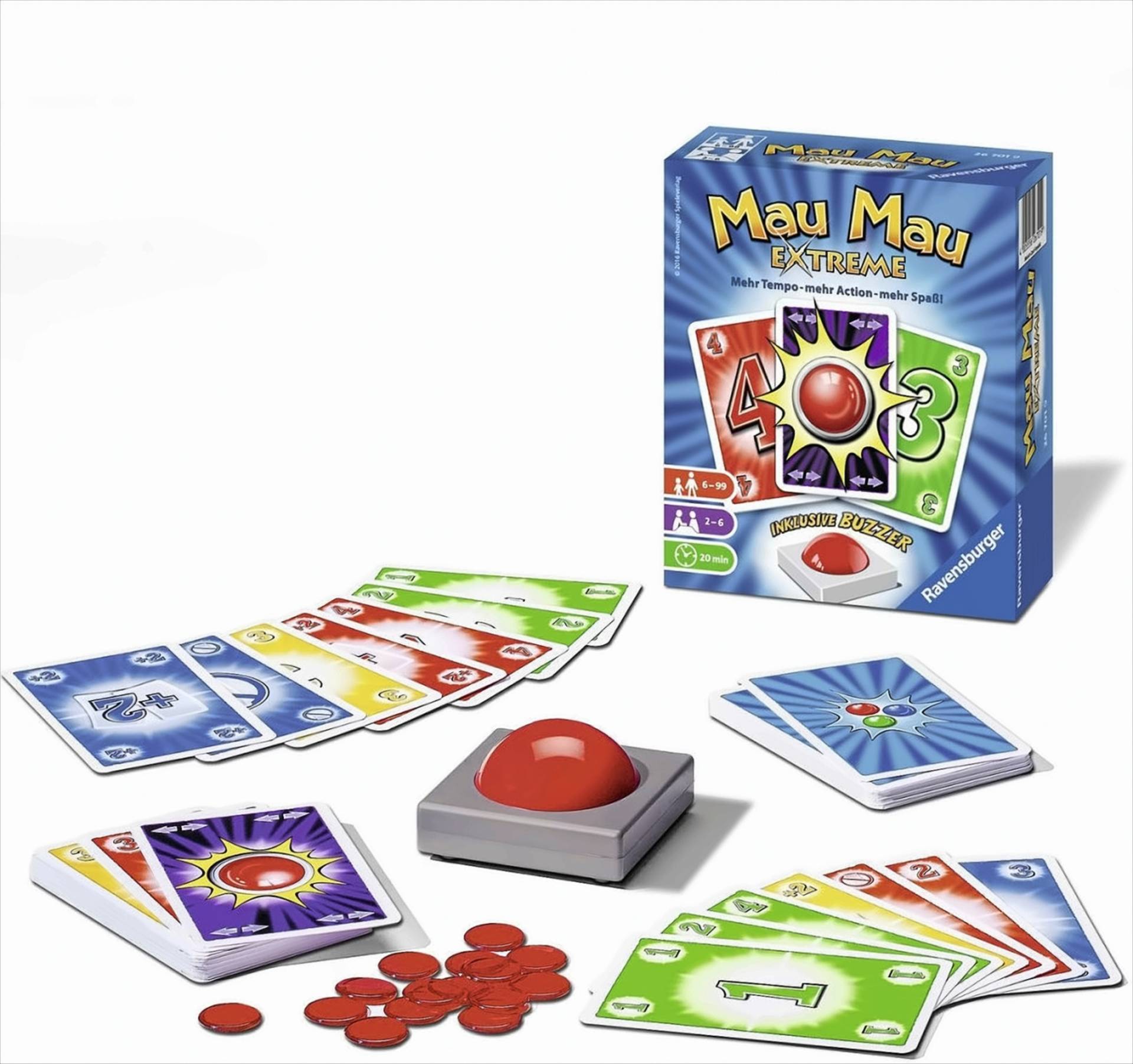 Mau Mau Extreme - Mehr Tempo, mehr Action, mehr Spaß von Ravensburger Verlag GmbH