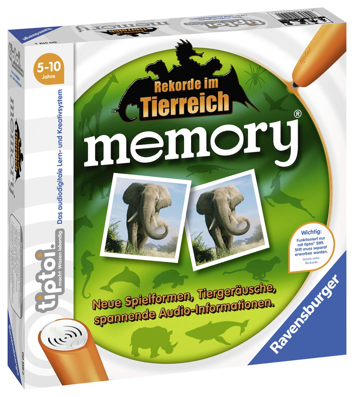 tiptoi: memory Rekorde im Tierreich von Ravensburger Verlag GmbH