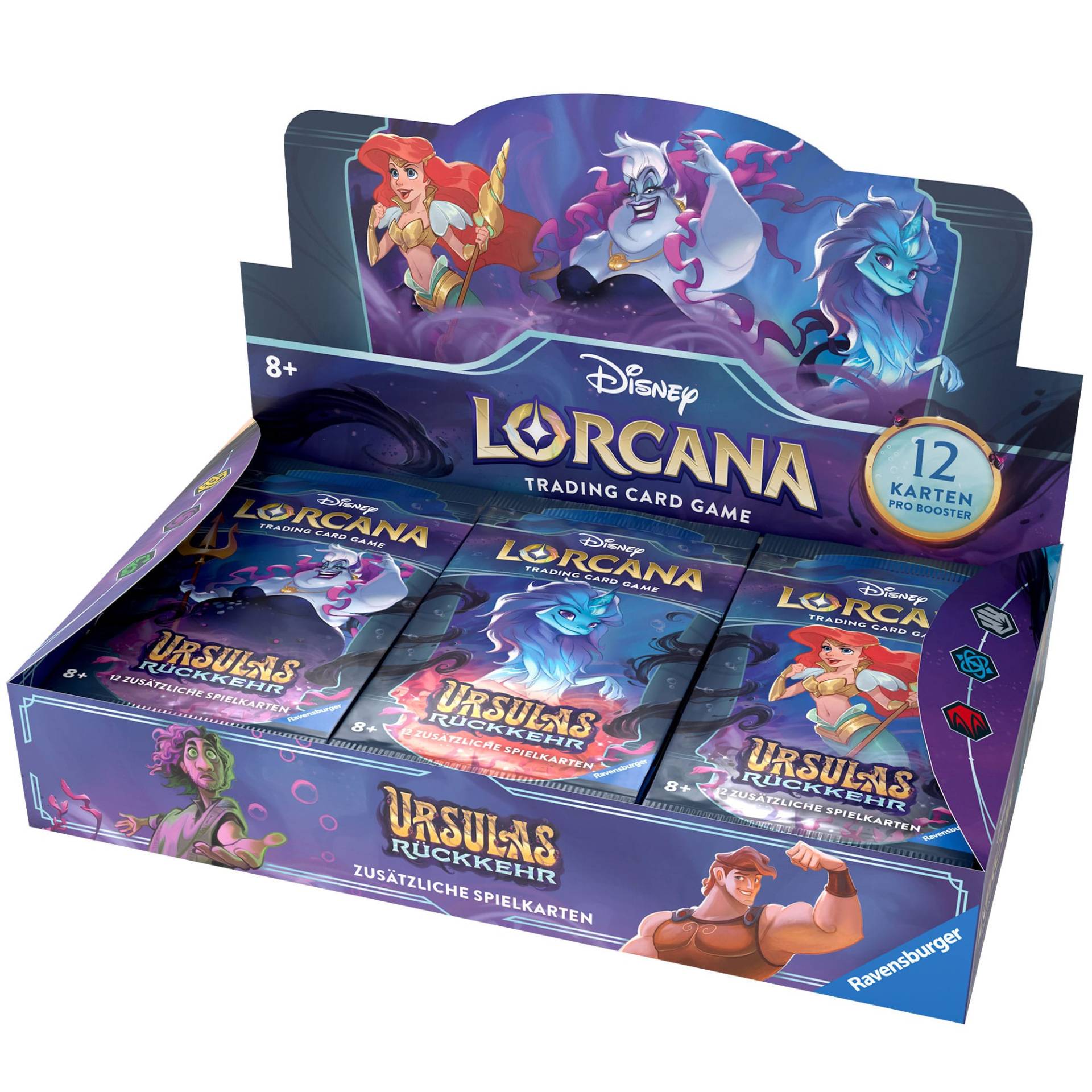 Disney Lorcana 4: Ursulas Rückkehr Booster Display Deutsch von Ravensburger