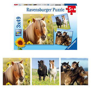 Ravensburger Liebe Pferde Puzzle, 3 x 49 Teile Ravensburger Liebe Pferde Puzzle, 3 x 49 Teile von Ravensburger