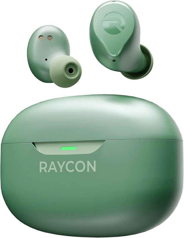 Raycon IP66 WASSERDICHT UND STAUBDICHT In-Ear-Kopfhörer (Kristallklarer Klang wird selbst bei Bewegung oder beim Entspannen optimal wiedergegeben, ohne von Umgebungslärm beeinträchtigt zu werden., mit 32 Stunden Spielzeit, Multipoint-Technologie, extremem Komfort) von Raycon