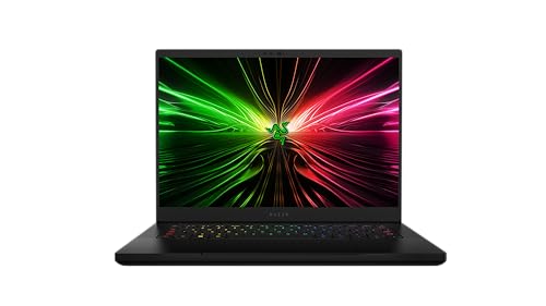 Razer Blade 14 (2024) – 14 Zoll Gaming Laptop – Nvidia Geforce RTX4070 125W – AMD Ryzen 9 8945HS (14 Zoll QHD+ 240 Hz – 32 GB RAM DDR5-1 TB SSD) Tastatur Azerty | Schwarzes Gehäuse von Razer