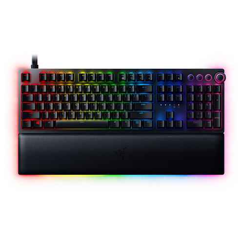 Razer Huntsman V2 Analog Gaming Keyboard - Razer Analog Optical Switches - Multi-function Digital Dial and 4 Media Keys - German Layout von Razer