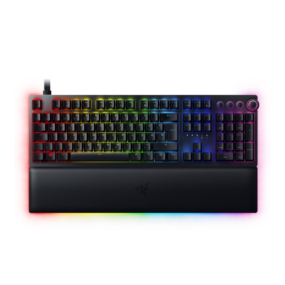 Razer Huntsman V2 Analog Gaming Tastatur B-Ware - Gaming-Tastatur mit analogen opto-mechanischen Switches, QWERTZ-Layout von Razer