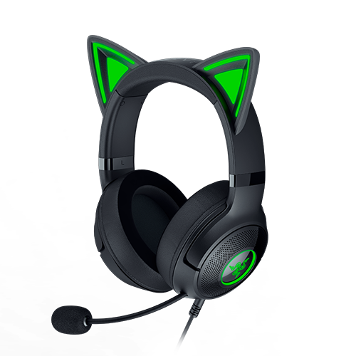 Razer Kraken Kitty V2 - USB Headset with RGB Kitty Ears - Black von Razer