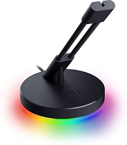 Razer Mouse Bungee V3 Chroma - Mauskabel-Halter mit RGB-Beleuchtung (Federarm mit Kabel-Clip, schwere rutschfeste Basis, Kabel-Management) Schwarz von Razer