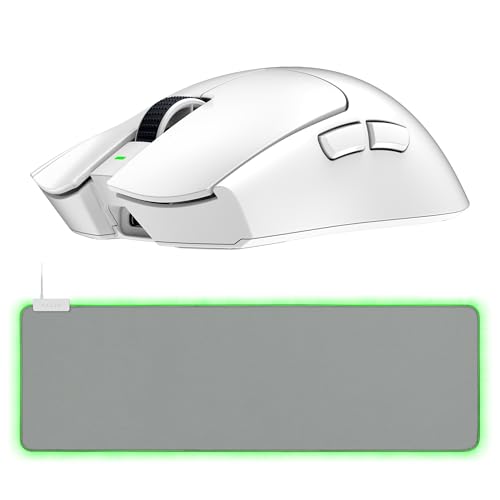 Razer Viper V3 Pro - White + Goliathus Extended Chroma - Mercury von Razer