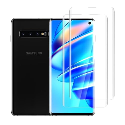 Rcokas [2 Stück für Panzerglas Samsung S10 Schutzfolie, 9H Displayschutzfolie, Anti-Kratzen Schutz Glas, Anti-Bläschen, Kompatibel mit Folie Galaxy S10 Displayschutz Samsung Galaxy S10 Panzerglas von Rcokas