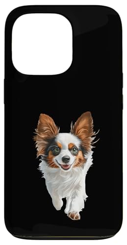 Hülle für iPhone 13 Pro Papillon von Realistic Dog Design