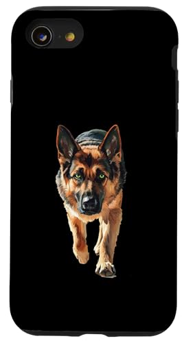 Hülle für iPhone SE (2020) / 7 / 8 Deutscher Schäferhund von Realistic Dog Design