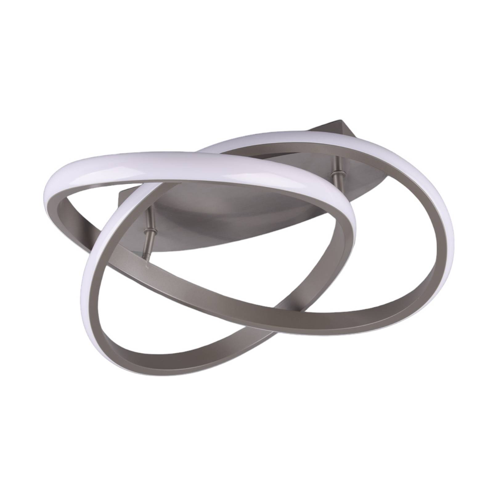 LED-Deckenlampe Course, nickel matt, 3.000 K, Ø 45 cm LED-Deckenlampe Course, nickel matt, 3.000 K, Ø 45 cm von Reality Leuchten