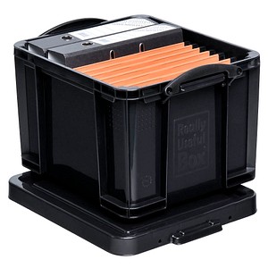 Really Useful Box Aufbewahrungsbox 35,0 l schwarz 48,0 x 39,0 x 31,0 cm von Really Useful Box