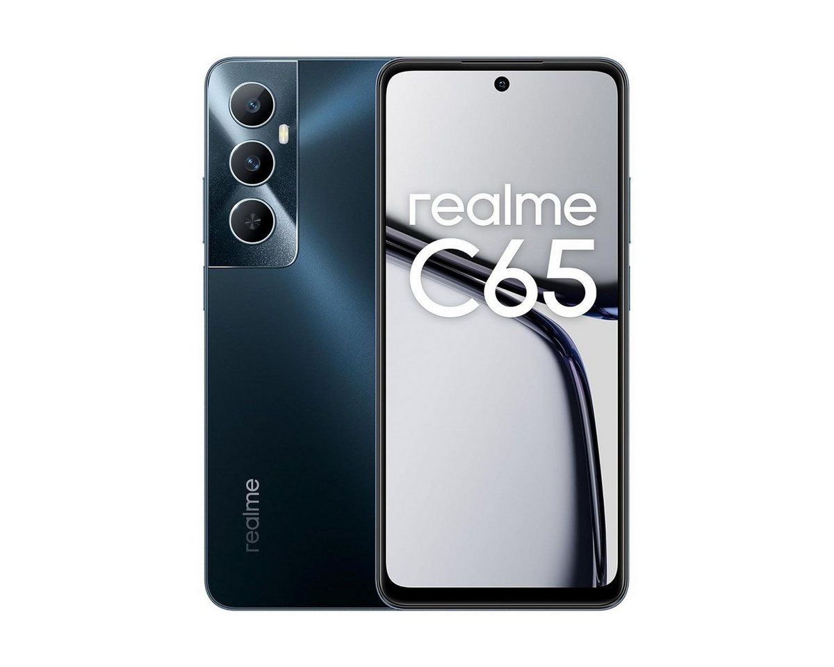 Realme REALME C65 DS 8GB RAM 256GB - Starlight Black Smartphone (16,94 cm/6.67 Zoll, 50 MP Kamera) von Realme