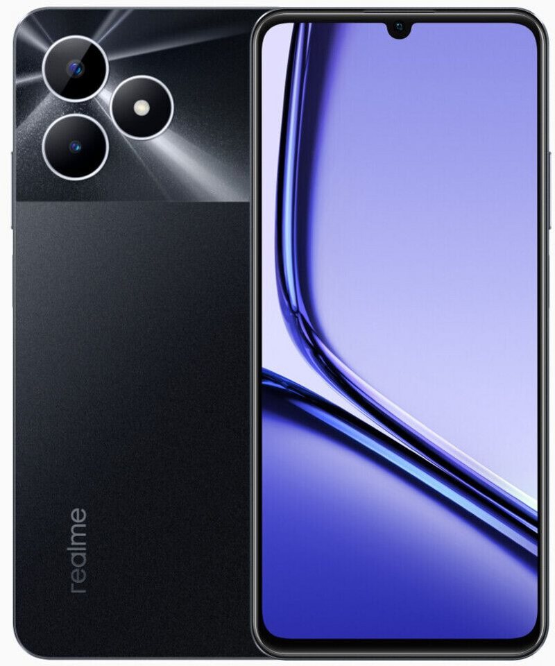 Realme REALME Note 50 DS 3GB RAM 64GB - Midnight Black EU Smartphone (17,01 cm/6.7 Zoll, 13 MP Kamera) von Realme