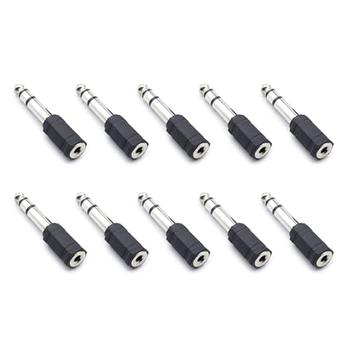 Rebellious Kopfhörer Sound Stecker Stecker 1/4 Zoll Weiblich Bis 1/8 Zoll Oder Männlicher 1/8 Zoll Mann Bis 1/4 Zoll Schalladapter Set von Rebellious