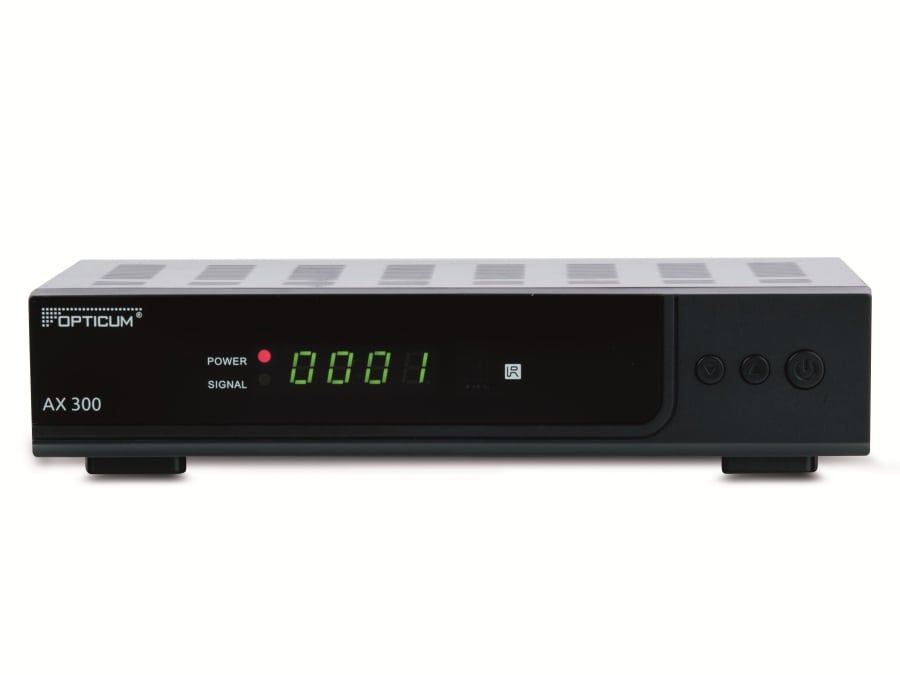 RED OPTICUM DVB-S HDTV-Receiver AX300 plus, schwarz von Red Opticum