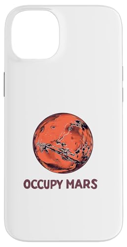 Hülle für iPhone 14 Plus Occupy Mars Lustiger Wissenschafts-Nerd Weltraumastronaut Marsraum von Red Planet Outer Space Gifts