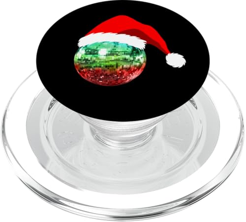 Discokugel mit Weihnachtsmann-Motiv, Rot und Grün PopSockets PopGrip für MagSafe Discokugel mit Weihnachtsmann-Motiv, Rot und Grün PopSockets PopGrip für MagSafe von Red and Green Santa Christmas Disco Ball
