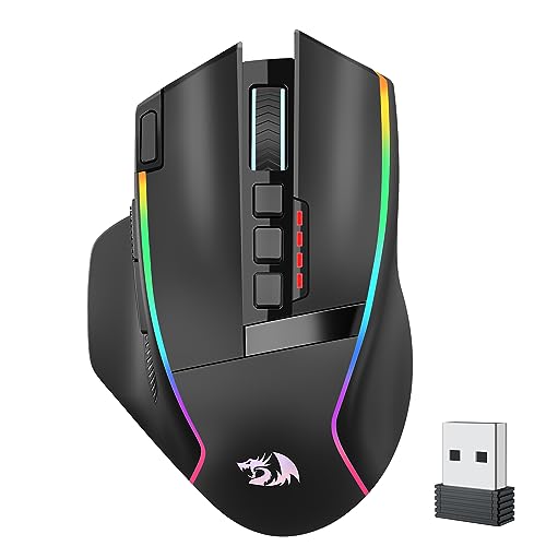Redragon Swain M915RGB-WL Kabellose Gaming-Maus, Schwarz Redragon Swain M915RGB-WL Kabellose Gaming-Maus, Schwarz von Redragon