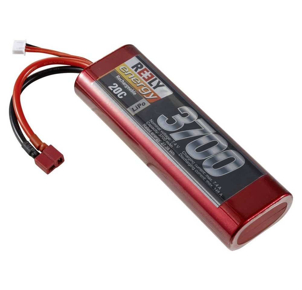 Reely Modellbau-Akkupack (LiPo) 7.4 V 3700 mAh Akku von Reely