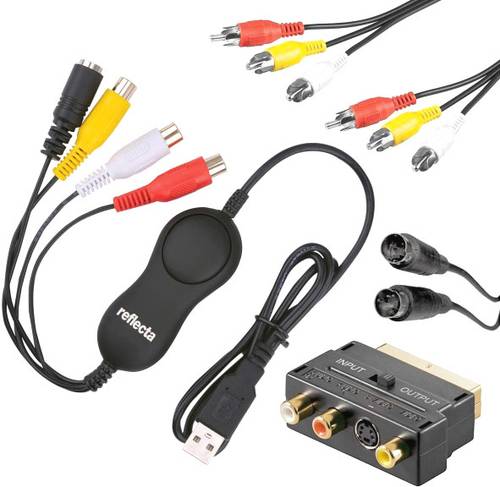 Reflecta Video Capture Set USB Video Grabber inkl. Video-Bearbeitungssoftware von Reflecta