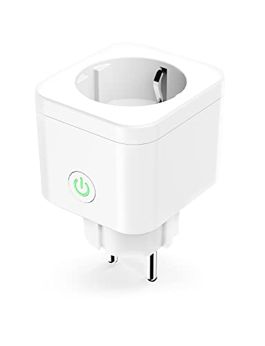 Refoss WLAN Steckdose Zeitschaltuhr Steckdose 1er Pack Smart MINI Steckdose mit Fernbedienung, Smart Home WiFi Steckdose mit Sprachsteuerung, Smart Plug Funktioniert mit Alexa, Google von Refoss