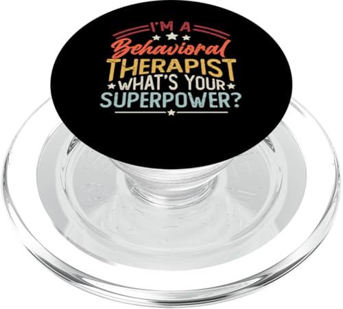 I'm A Behavioral Therapist What's Your Superpower? PopSockets PopGrip für MagSafe von Registrierter Verhaltenstechniker RBT ABA